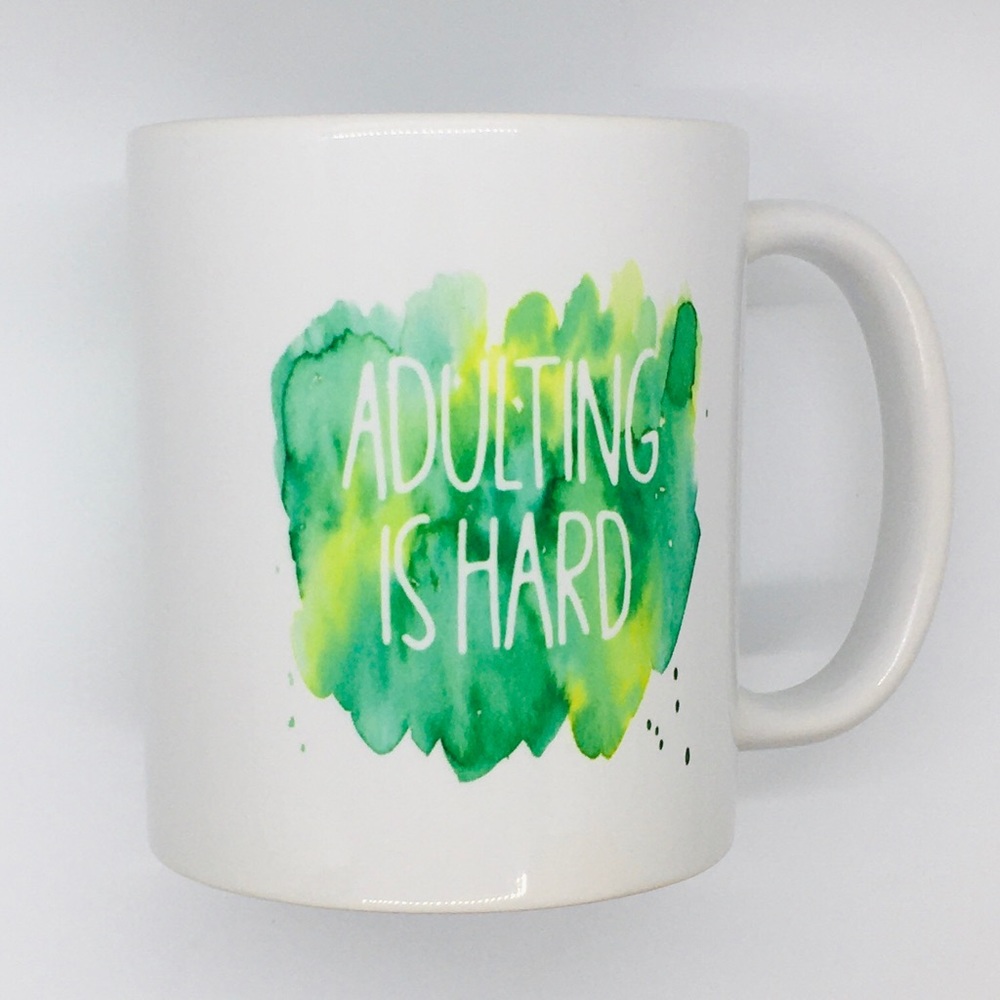 Adulting is Hard - 11oz. White Mug - Picture 2 of 3